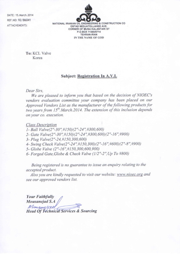 Certificate of Membership