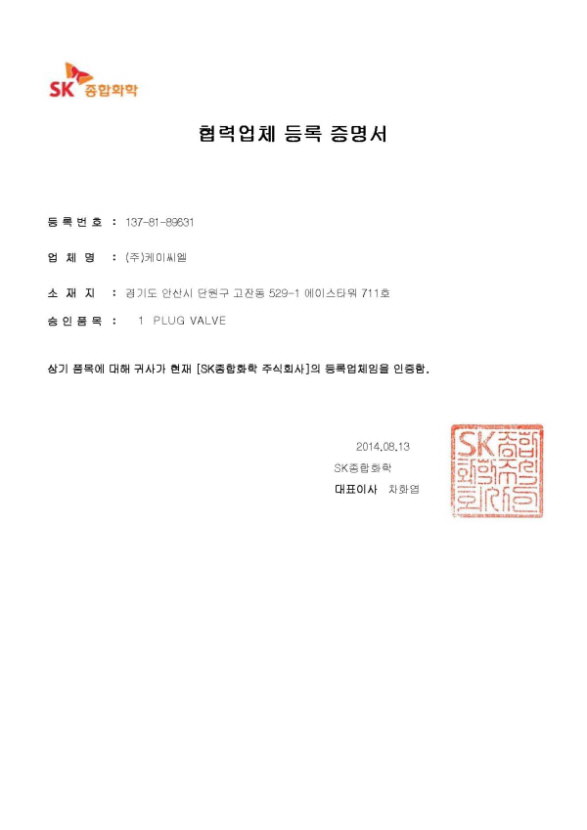 Certificate of Membership